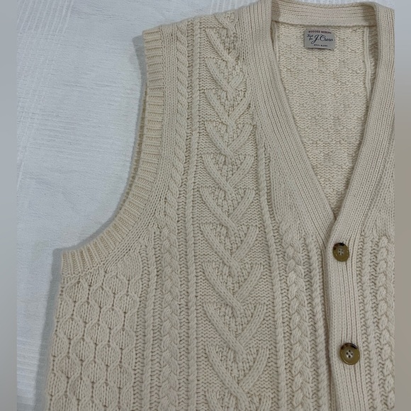 J. Crew Off-White Wool Blend Cardigan - Picture 2 of 15